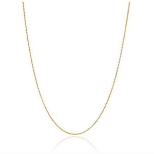18K Gold Over Sterling Silver Chain Necklace